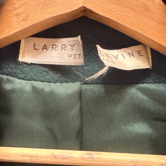 Larry Levine Wool Blazer Vintage Size 4P - Picture 3 of 5